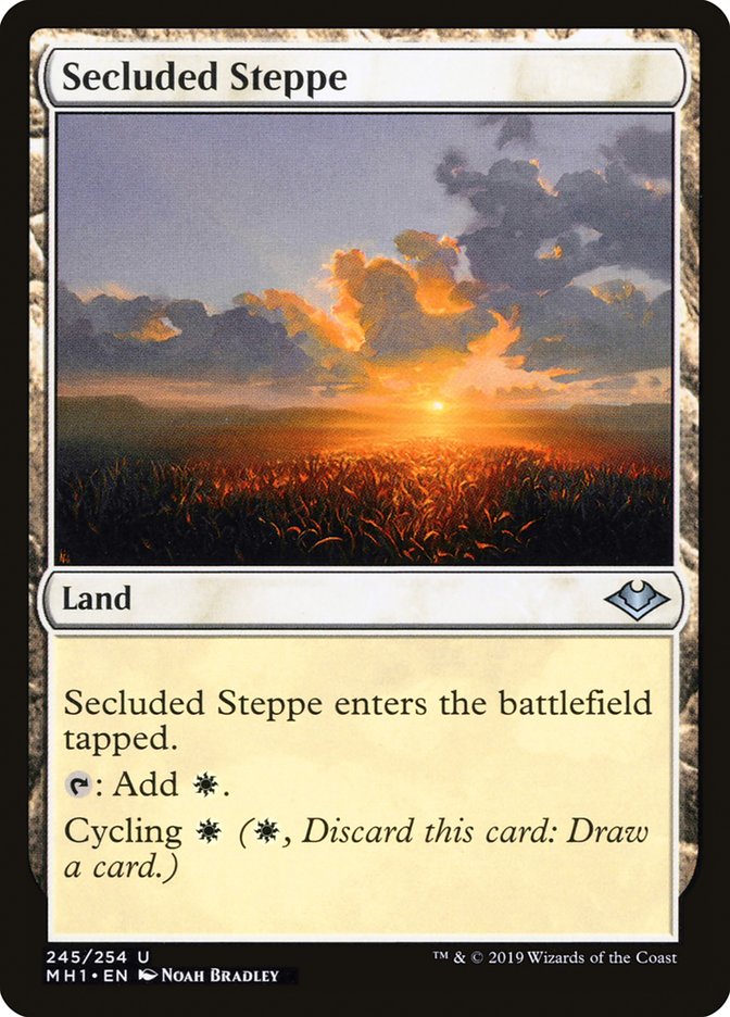 Secluded Steppe [Modern Horizons] Magic: The Gathering