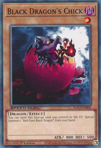 Black Dragon's Chick [SGX3-ENB05] Common Yu-Gi-Oh!