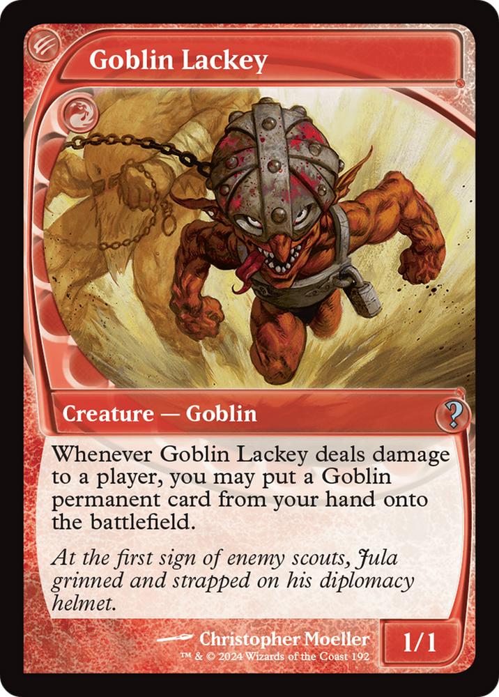 Goblin Lackey (Future Sight) [Mystery Booster 2] Magic: The Gathering
