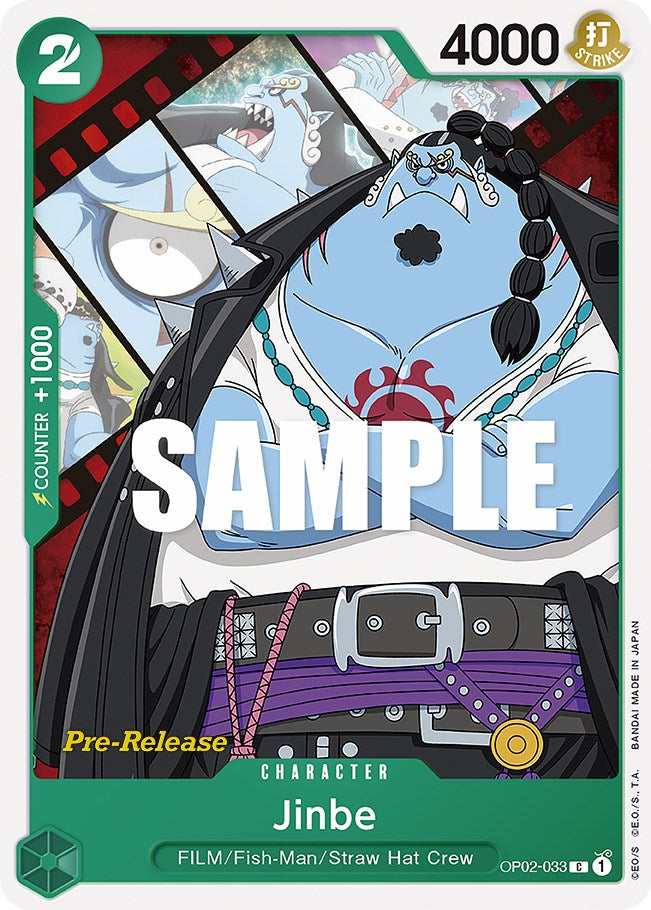 Jinbe [Paramount War Pre-Release Cards] Bandai