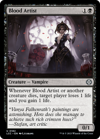 Blood Artist [The Lost Caverns of Ixalan Commander] Magic: The Gathering
