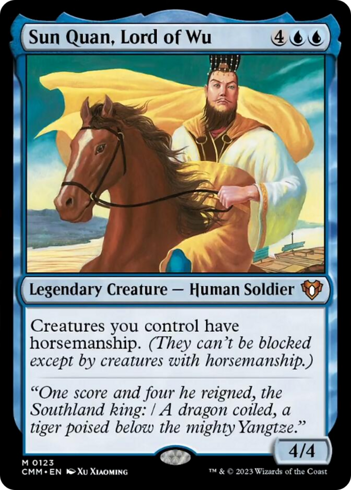 Sun Quan, Lord of Wu [Commander Masters] Magic: The Gathering