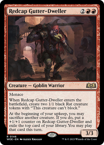 Redcap Gutter-Dweller [Wilds of Eldraine] Magic: The Gathering