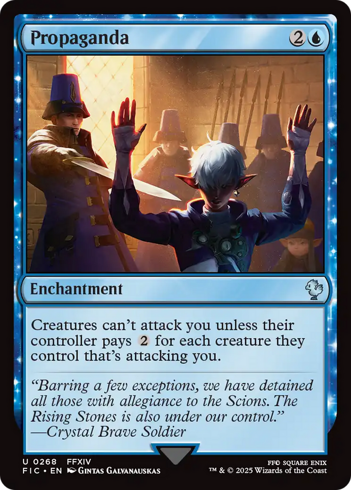 Propaganda [FINAL FANTASY Commander] Magic: The Gathering