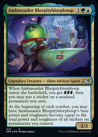 Ambassador Blorpityblorpboop (Galaxy Foil) [Unfinity] Magic: The Gathering