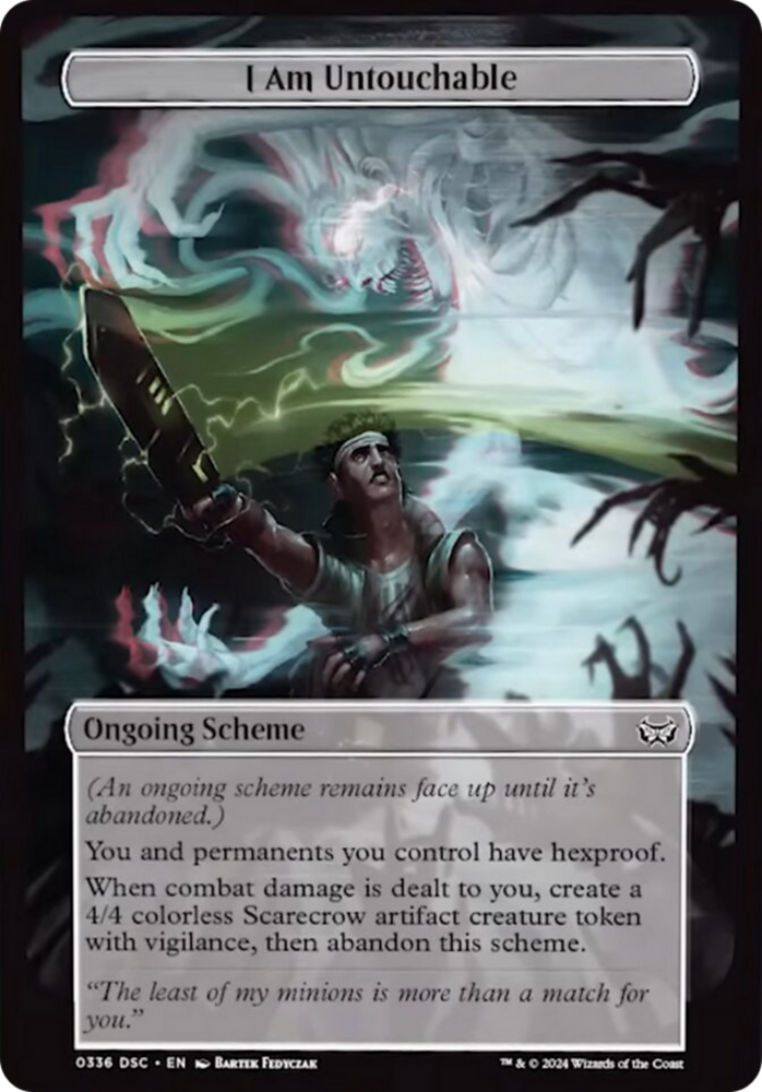 I Am Untouchable (Full Art) [Duskmourn: Archenemy] Magic: The Gathering