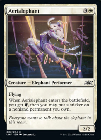 Aerialephant [Unfinity] Magic: The Gathering