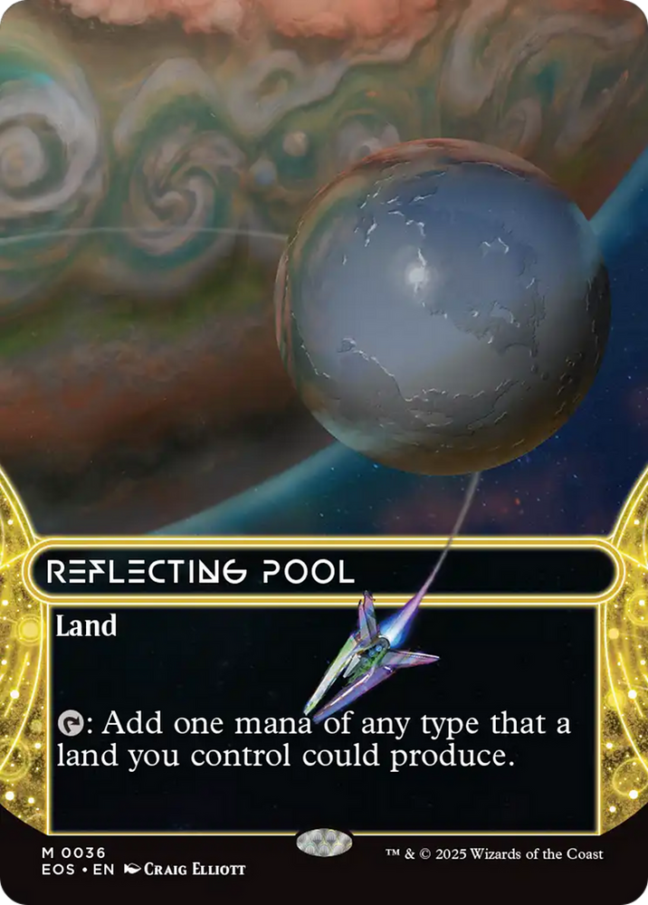 Reflecting Pool (0036) (Borderless) [Edge of Eternities: Stellar Sights] Magic: The Gathering