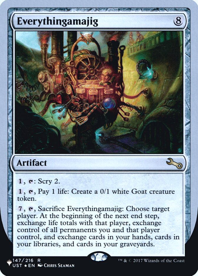 Everythingamajig (Scry) (Unfinity Foil Edition) [The List] Magic: The Gathering