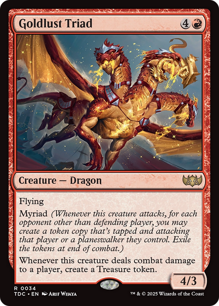 Goldlust Triad [Tarkir: Dragonstorm Commander] Magic: The Gathering