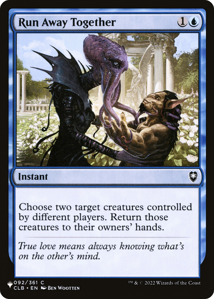 Run Away Together [The List] Magic: The Gathering