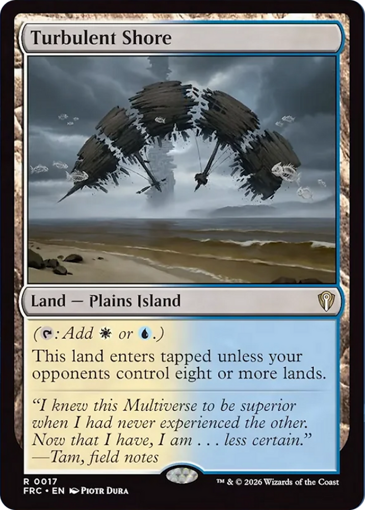 Turbulent Shore [Reality Fracture Commander] Magic: The Gathering