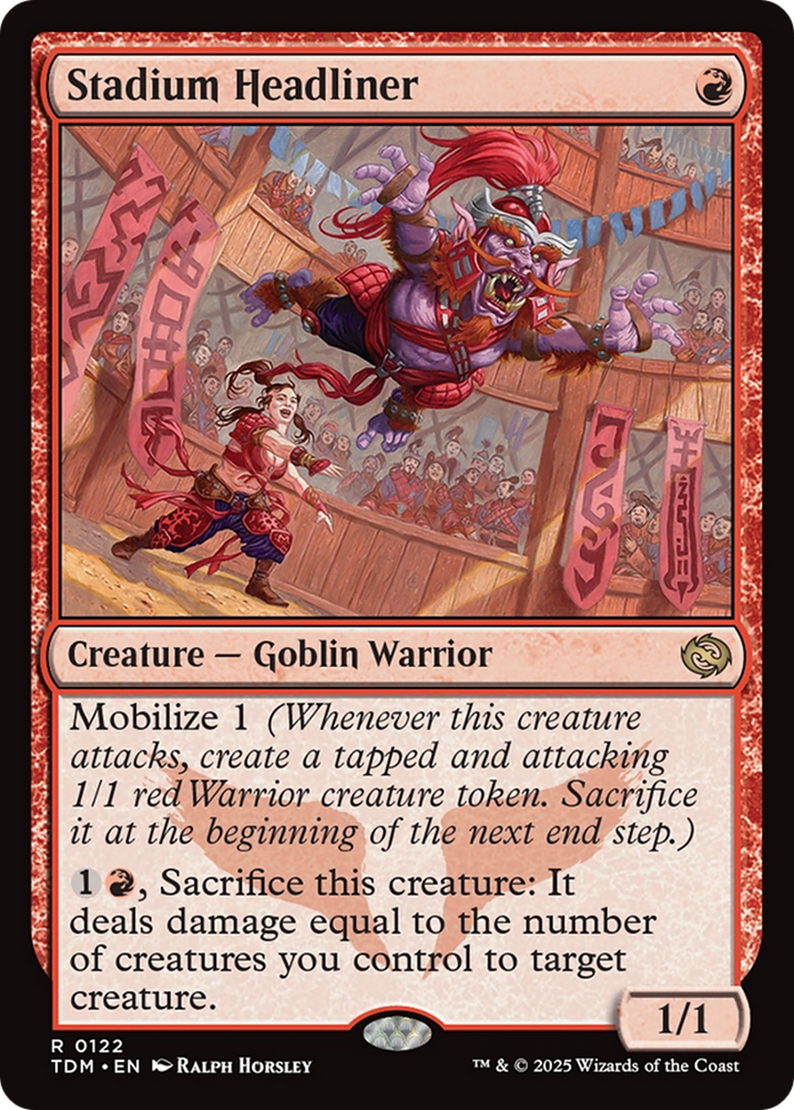 Stadium Headliner [Tarkir: Dragonstorm] Magic: The Gathering