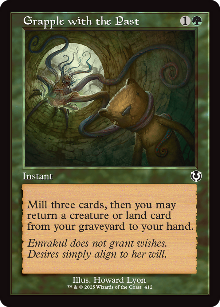 Grapple with the Past (Retro Frame) [Innistrad Remastered] Magic: The Gathering