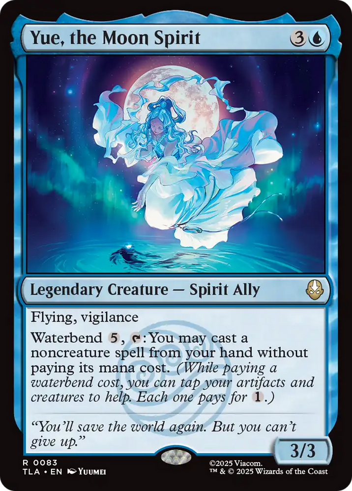 Yue, the Moon Spirit [Avatar: The Last Airbender] Magic: The Gathering