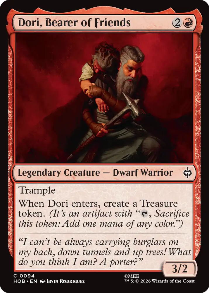 Dori, Bearer of Friends [The Hobbit] Magic: The Gathering