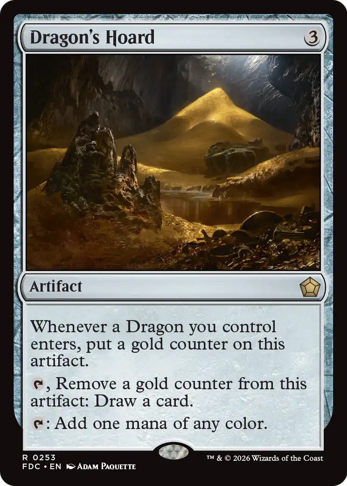 Dragon's Hoard [Foundations Commander] Magic: The Gathering