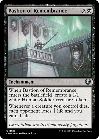 Bastion of Remembrance [Commander Masters] Magic: The Gathering
