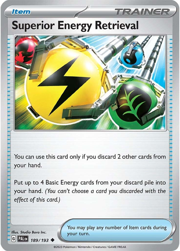 Superior Energy Retrieval (189/193) [Scarlet & Violet: Paldea Evolved] Pokémon