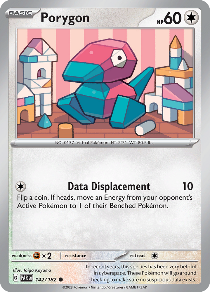 Porygon (142/182) [Scarlet & Violet: Paradox Rift] Pokémon