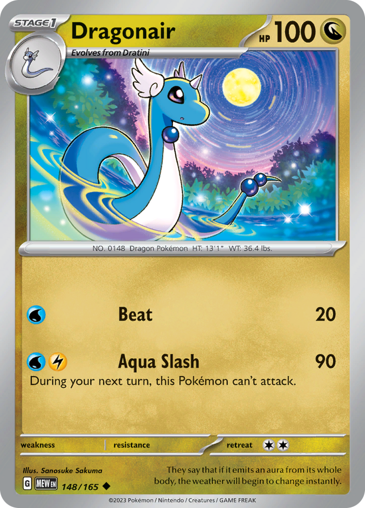 Dragonair (148/165) [Scarlet & Violet 151] Pokémon
