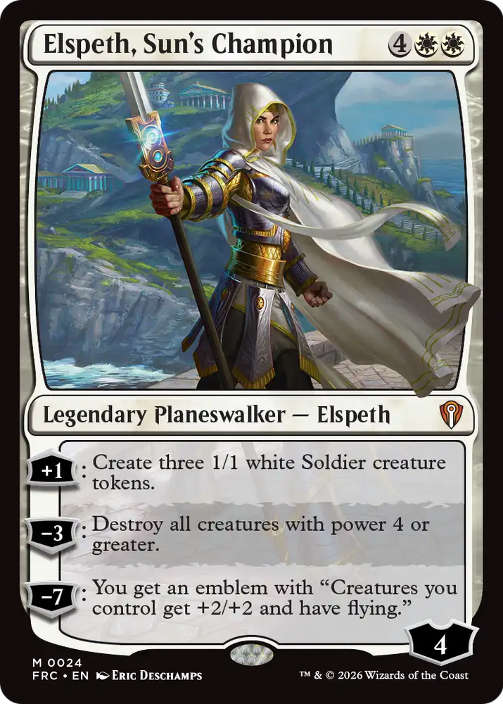 Elspeth, Sun's Champion [Reality Fracture Commander] Magic: The Gathering