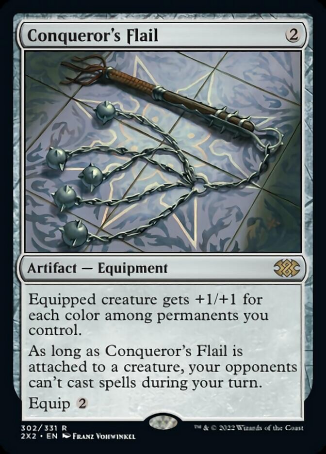 Conqueror's Flail [Double Masters 2022] Magic: The Gathering