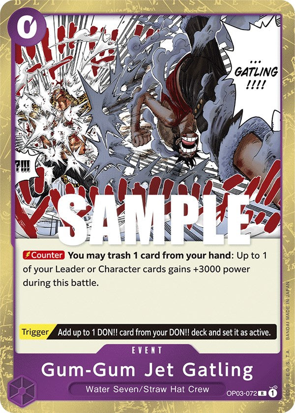 Gum-Gum Jet Gatling [Pillars of Strength] Bandai