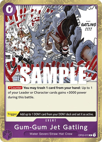 Gum-Gum Jet Gatling [Pillars of Strength] Bandai