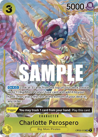 Charlotte Perospero (Alternate Art) [Pillars of Strength] Bandai