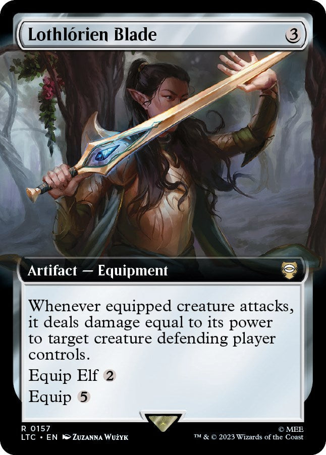 Lothlorien Blade (Extended Art) [The Lord of the Rings: Tales of Middle-Earth Commander] Magic: The Gathering