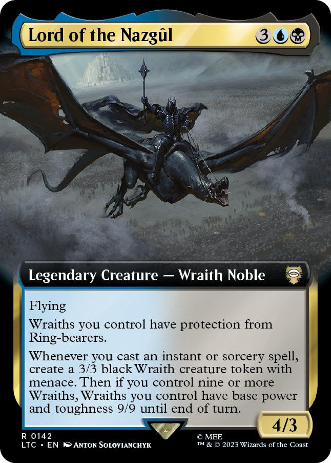 Lord of the Nazgul (Extended Art) [The Lord of the Rings: Tales of Middle-Earth Commander] Magic: The Gathering