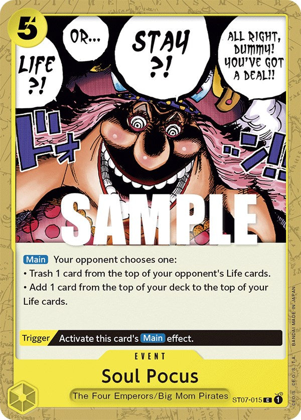 Soul Pocus [Starter Deck: Big Mom Pirates] Bandai