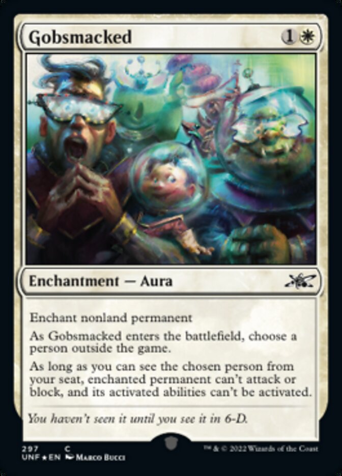 Gobsmacked (Galaxy Foil) [Unfinity] Magic: The Gathering