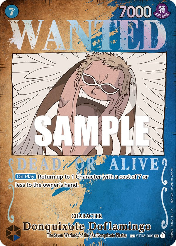 Donquixote Doflamingo (Wanted Poster) [Pillars of Strength] Bandai