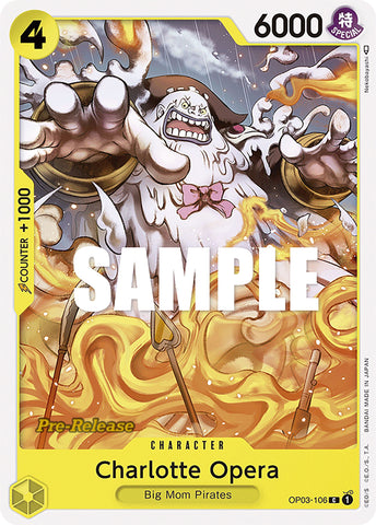 Charlotte Opera [Pillars of Strength Pre-Release Cards] Bandai