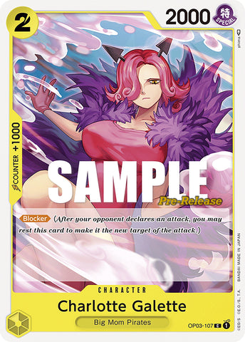 Charlotte Galette [Pillars of Strength Pre-Release Cards] Bandai
