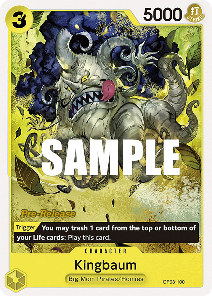 Kingbaum [Pillars of Strength Pre-Release Cards] Bandai