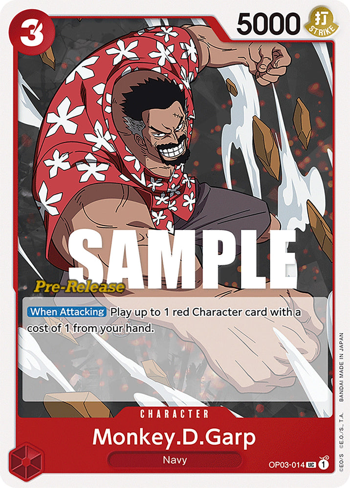 Monkey.D.Garp [Pillars of Strength Pre-Release Cards] Bandai