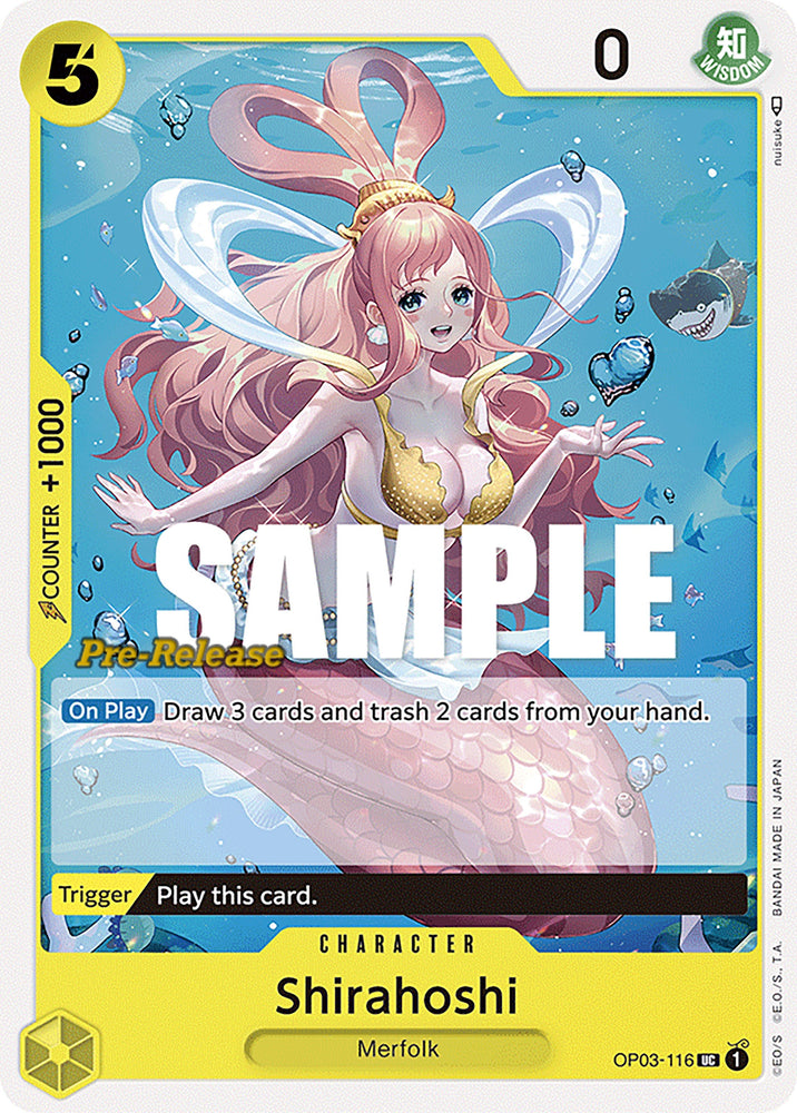 Shirahoshi [Pillars of Strength Pre-Release Cards] Bandai