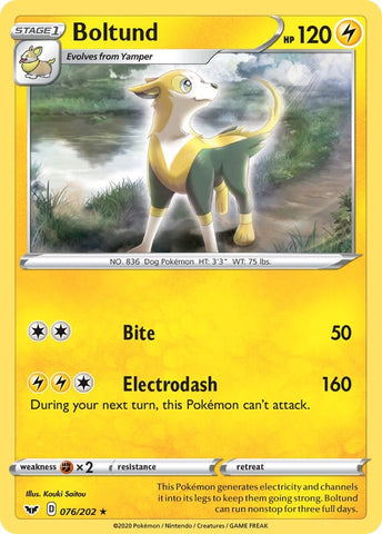 Boltund (076/202) (Theme Deck Exclusive) [Sword & Shield: Base Set] Pokémon