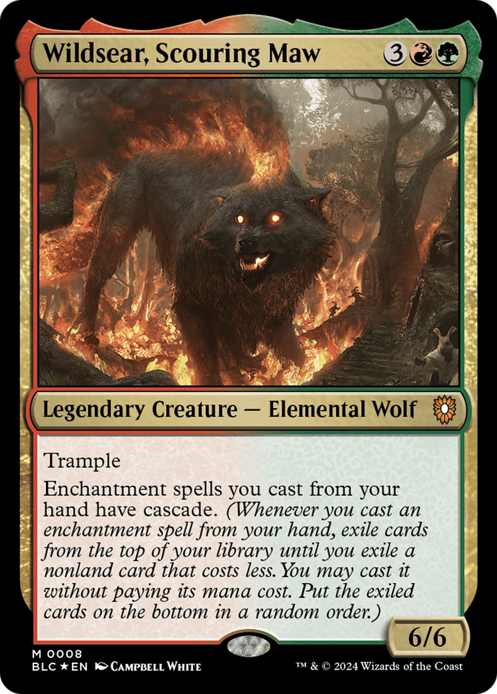 Wildsear, Scouring Maw [Bloomburrow Commander] Magic: The Gathering