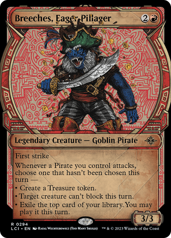 Breeches, Eager Pillager (Showcase) [The Lost Caverns of Ixalan] Magic: The Gathering