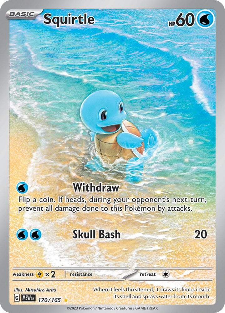 Squirtle (170/165) [Scarlet & Violet 151] Pokémon