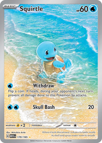 Squirtle (170/165) [Scarlet & Violet 151] Pokémon