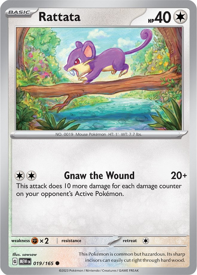 Rattata (019/165) [Scarlet & Violet 151] Pokémon