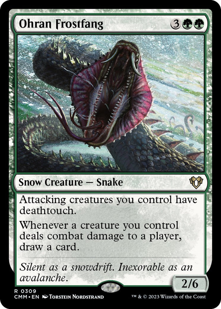 Ohran Frostfang [Commander Masters] Magic: The Gathering