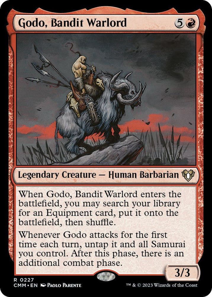 Godo, Bandit Warlord [Commander Masters] Magic: The Gathering