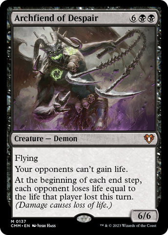 Archfiend of Despair [Commander Masters] Magic: The Gathering