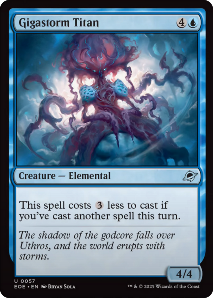 Gigastorm Titan [Edge of Eternities] Magic: The Gathering
